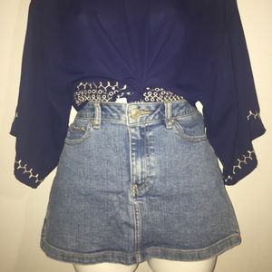 Jean Skirt-Mini